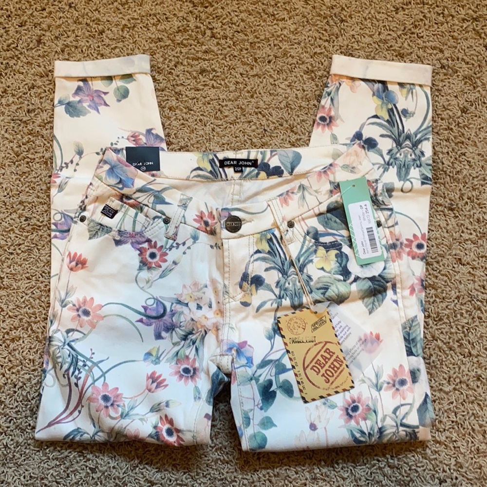 Dear John Avril floral printed skinny Jean